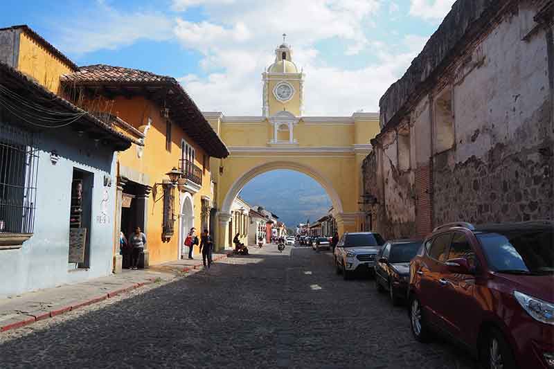 Straße Antigua, Guatemala