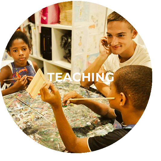 Button für das Teaching Programm Kolumbien