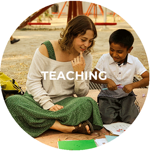 Button für das Teaching Programm Mexiko
