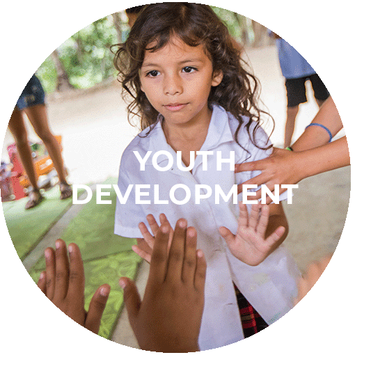 Button für das Youth Development Programm Mexiko