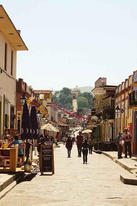 Straße in Oaxaca