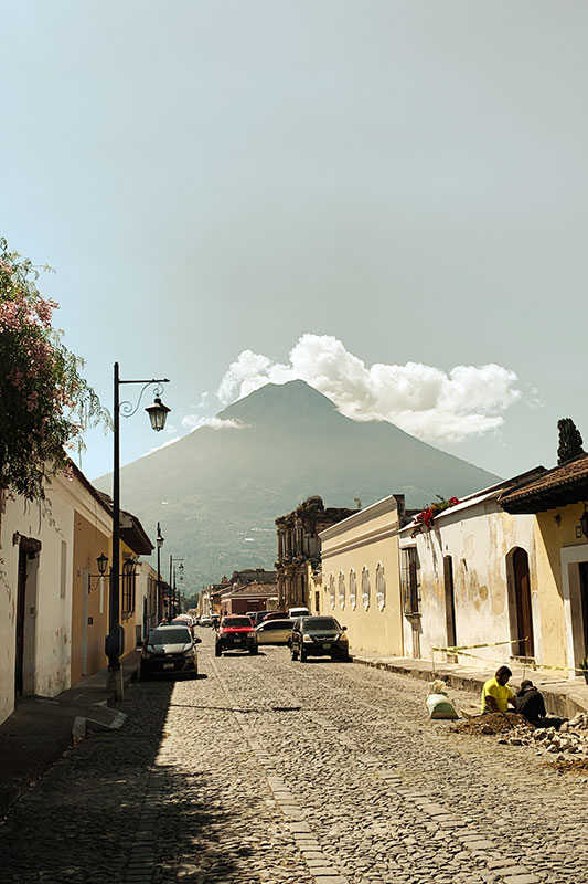 Straße in Antigua Guatemala