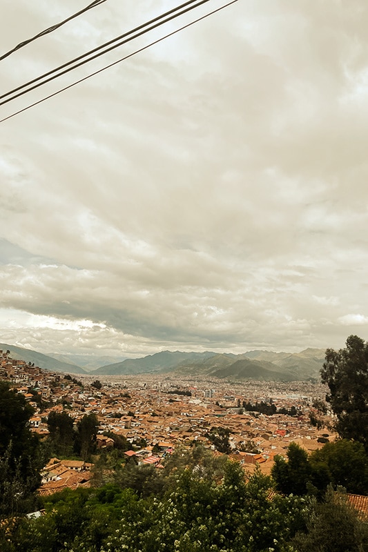 Aussicht über Cusco