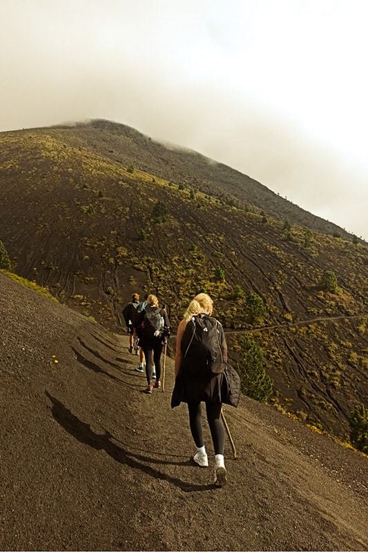 Wanderung auf dem Acatenango Vulkan