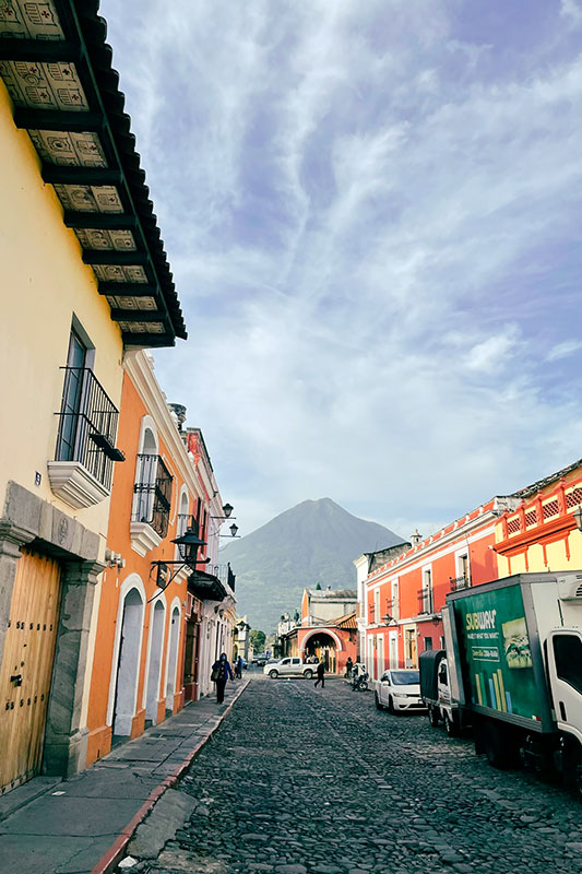 Straße in Antigua