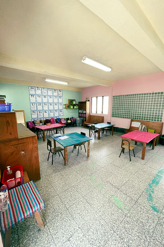 Klassenzimmer in der Schule