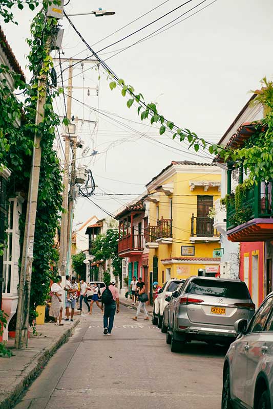 Straße in Cartagena