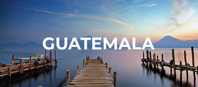 Lakte Atitlan in Guatemala