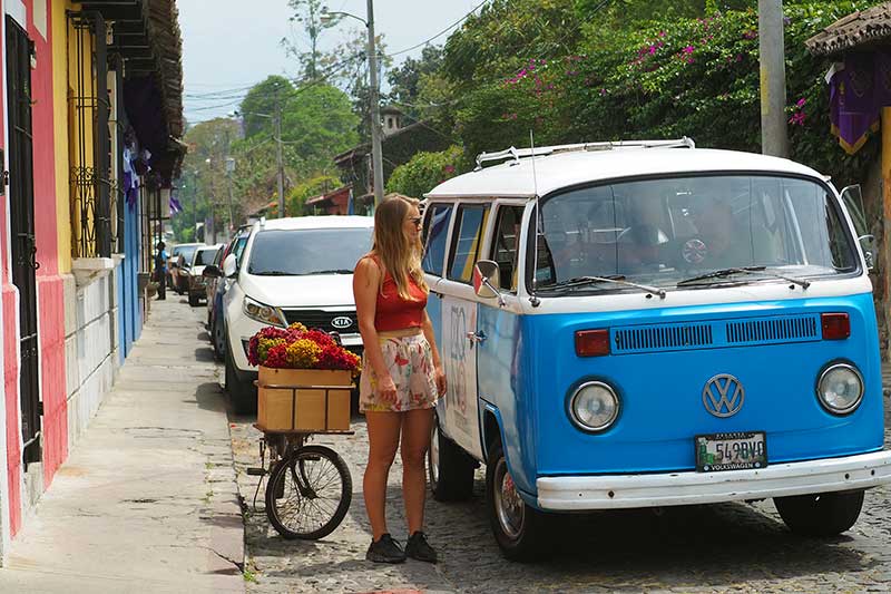 VW Bus Antigua, Guatemala