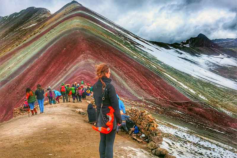Rainbow Mountain in Peru