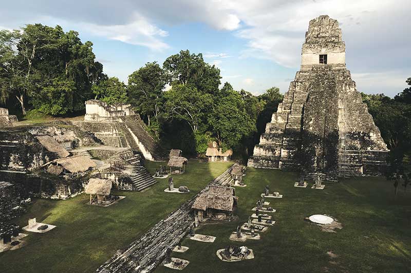 Machu Picchu in Tikal Mexico