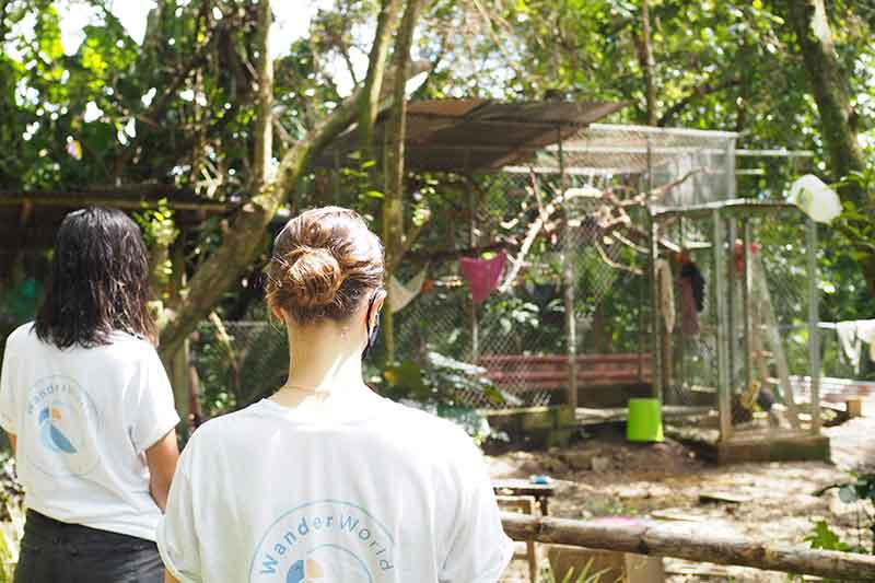 WanderWorld im Tiergehege in Costa Rica